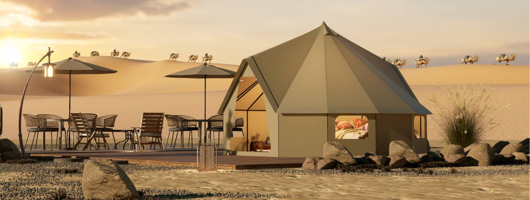 云霄县露营酒店帐篷产品